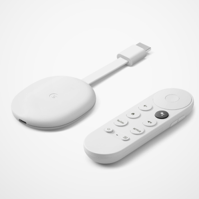 Google Chromecast 4 With Google Tv Snow image