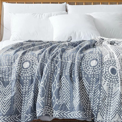 Cotton Coverlet By Marlborough Blue image