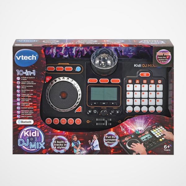 Vtech Kidi SuperStar DJ Studio - Kids' DJ set with multicoloured launch  pads and disco lights