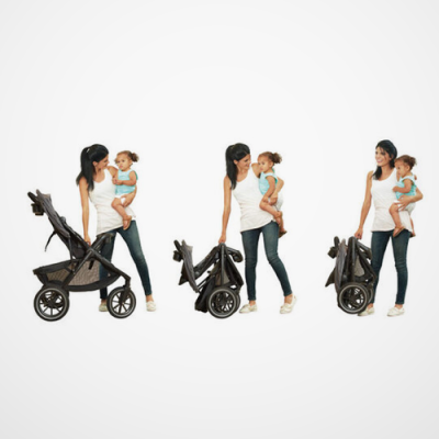 Evenflo Folio 3 Stroll & Jog Travel System Skyline Blue image
