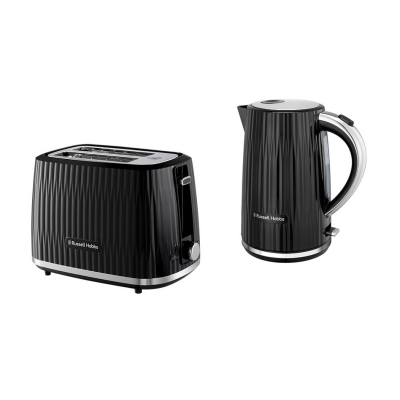 Russell Hobs Kettle And Toaster (black) image