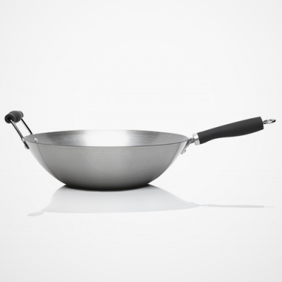 Stanley Rogers Carbon Steel Wok Black 35cm image