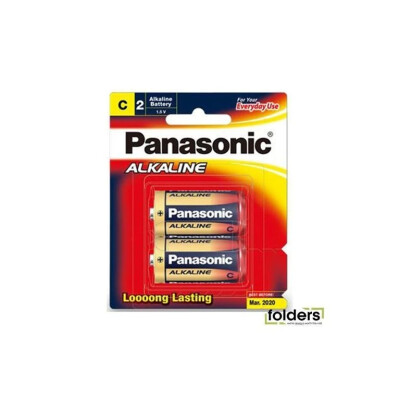 Panansonic Alkaline Battery C 2 Pack image