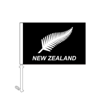 Car Flag Silver Fern image