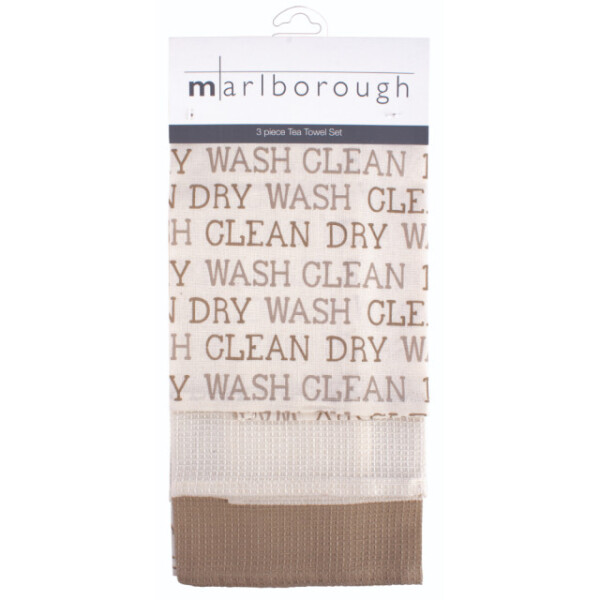 Cotton Tea Towel 3 Pack (wash) image