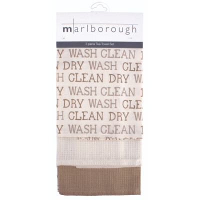 Cotton Tea Towel 3 Pack (wash) image