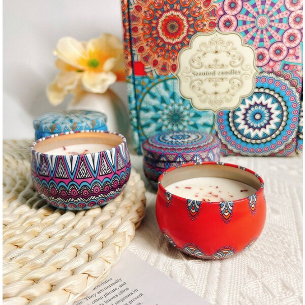 Scented Candles Set Of 4 image
