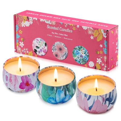 Scented Candles Set Of 3 image