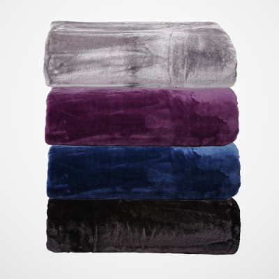Queen Purple Supersoft Mink Blanket image
