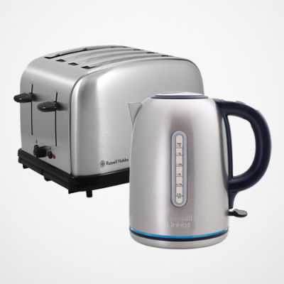 Russell Hobbs 4 Slice Toaster And Kettle Combo image