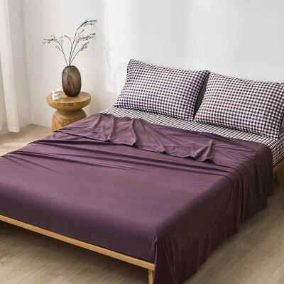 Sheet Set Mircoflannel Plum - K image