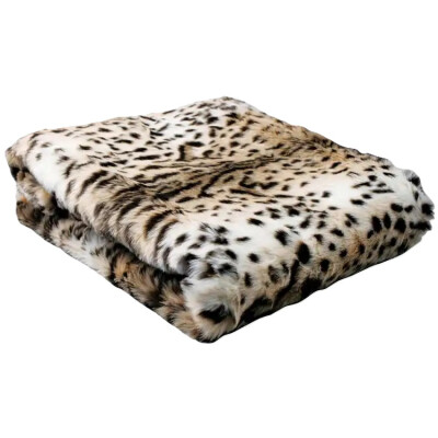 Faux Fur Throw - Leopard image