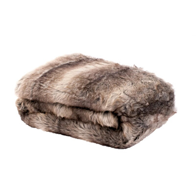 Faux Fur Throw - Husky image