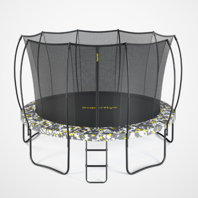 Superfly 14 Ft Trampoline With Safety Enclosure And Ladder image