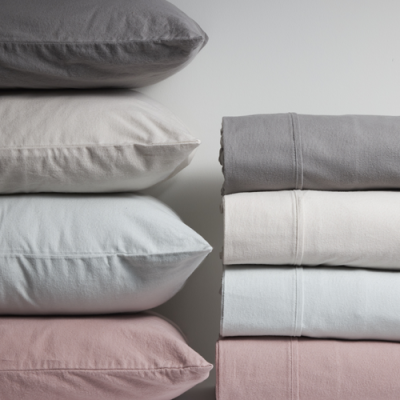 Thermal Flannel Sheet Set King Grey image