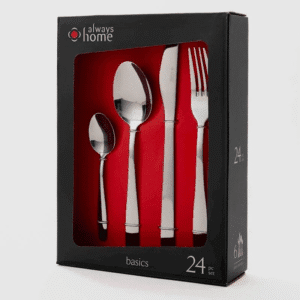 Always Home Basics 24 Piece Cutlery Set-151