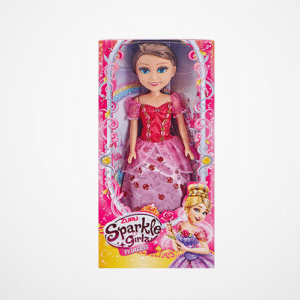 Sparkle Girlz Princess Doll 18 inch - Brunette Doll-1045