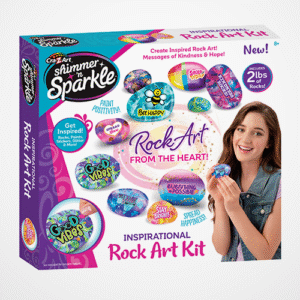 Shimmer & Sparkle Inspirational Rock Art Kit-1088