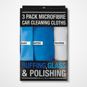 Microfibre Car Cleaning Cloths 3pk-1182
