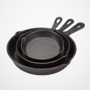 3 Piece Cast Iron Skillet Set-248