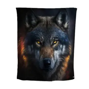 Fleece Blanket Wolf-432
