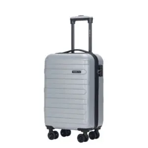 Travelite Rome 58cm Silver Suitcase (small)-1383