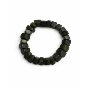 Authentic NZ Greenstone Chip Bracelet-1426