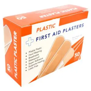 Plastic Plasters box of 50-1434