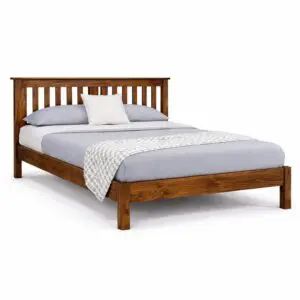 Solid NZ Pine Slat Bed Base Queen-1474