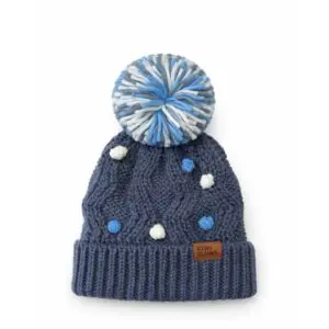 Kids Kiwi Icons Pom Pom Beanie-1499