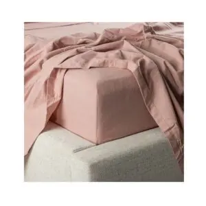 Flannelette Sheet Set Single Pink-670