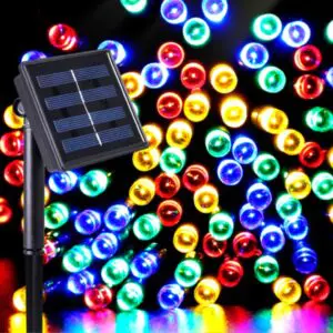 Solar String Lights Coloured 12m-975