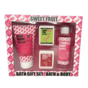 Sweet Fruit Bath & Body 4-Piece Gift Set-1401