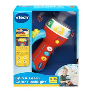 VTech Spin & Learn Colour Flashlight - Interactive Learning Toy (12-36 Months)-1531