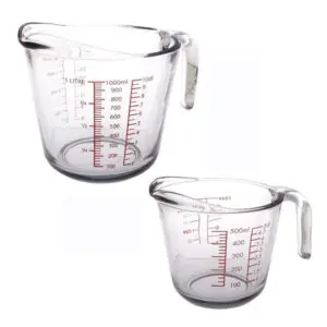 Glass Measuring Jugs 2 pack-1532