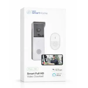 Laser SmartHome Full HD Video Doorbell White with Chime-1552