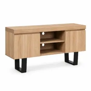 TV Unit with Storage & Open Shelving (Assembly Required)-1563